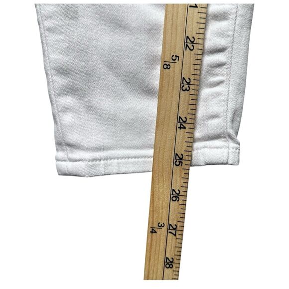 Athleta Sculptek Women’s White Skinny Jeans Size 6P Mid Rise Stretch Denim Pants - Picture 10 of 11